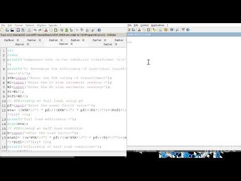 2. Sumpner's test-Scilab for T&G- BEEL358A-Department of EEE- RIT Hassan.