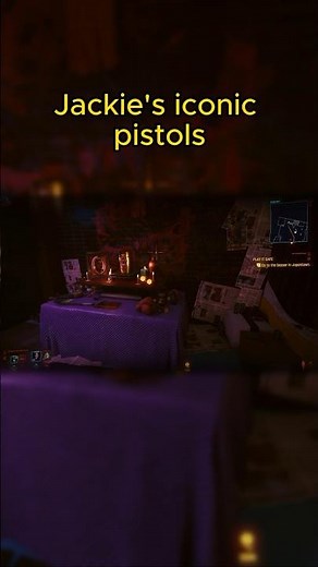 HOW TO GET JACKIE’S ICONIC PISTOLS #shorts #gaming #cyberpunk2077