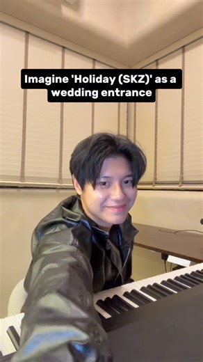 James Wong on Instagram: "I’m not hearing voices, you are 😩😭 *side note: Full piano cover of ‘Cinema’ OUT on all streaming platform on 24 January!! - click link in bio to pre-save* #skz #straykids #weddingentrance"