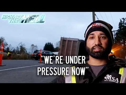 MSA’s 50 Ton Heavy Tackles a Risky Roadside Recovery | Highway Thru Hell