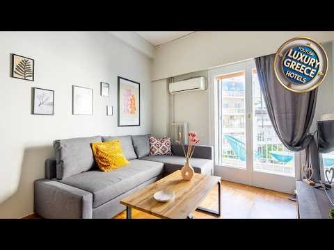 Spacious apartment with partial Acropolis view | Athens, Greece | Hotel Review ⭐