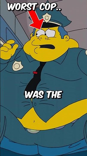 5 Times Chief Wiggum Was The Worst Cop In History In The Simpsons
