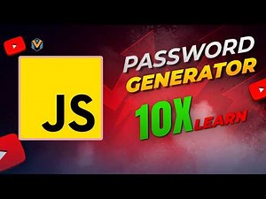 Build a Password Generator App with JavaScript | Beginner-Friendly Step-by-Step Tutorial