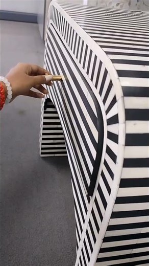 ✨ Bone Inlay Side Table with Drawer ✨ #boneinlayfurnitureindia #furniture