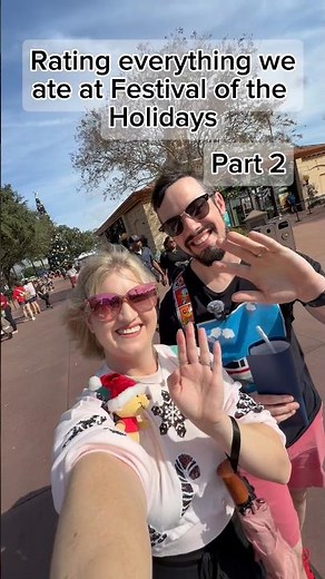 Part 2! Rating MORE EPCOT Festival of the Holidays Food 🎄✨ | Disney Food Review