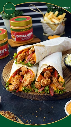 How to make KFC Style Chicken Twister 😋 #reels #foryou #SuperChef #CreateTheMagic #fblifestyle | SuperChef