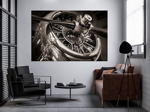 Vintage Airplane Canvas Print Airplane Propeller Wall Art Man Cave Decor Plane Turbine Airplane Decor Machine Extra Large Wall Art - Etsy