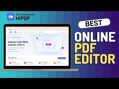 Free online PDF editor - Best PDF editor with AI tools