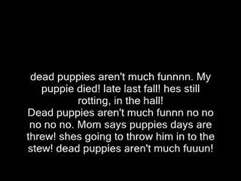 Dead Puppies song