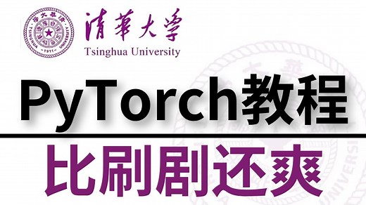 【2025最新版】清华大学花一周讲完的Pytorch零基础全套教程，包含所有干货教学，全程干货讲解！从零基础到大神这一套就够了，让你少走99%的弯路！