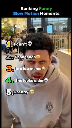 Ranking Funny Slow Motion Moments😂😭| #shorts