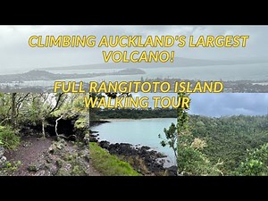 Climbing Auckland's Largest Volcano! Full Rangitoto Summit Hike and Island Walking Tour [4K]