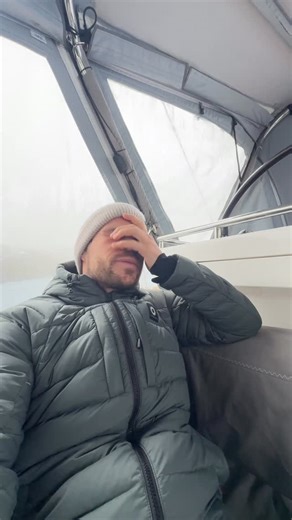 It’s not quite Shackleton… 👀 The irony of @jamesnorbury and the team getting trapped on our boat after telling the story of Shackleton... Fingers crossed the weather improves over the next few days! But alas… they have missed their flights home now 🤯 ______ 🛥️ @sailfirebird __ #sailing #southgeorgia #skitour #mountaineering #adventure #ocean #shackleton | Shackleton
