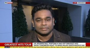 54K views · 524 reactions | Oscar-winning composer A.R.Rahman explains why he's spending Indian Independence Day in the UK and talks about his Bollywood and Hollywood career | Sky News | Facebook
