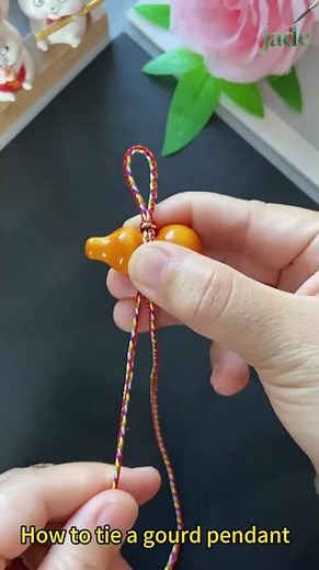 How to tie a gourd pendant #machine #amazingmachinery