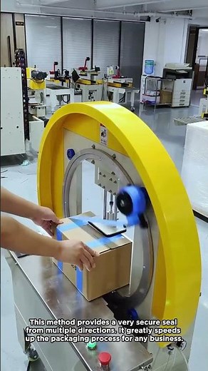 Automated Orbital Box Wrapping Machine