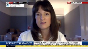 54K views · 112 reactions | Author, Sophia Money-Coutts explains why egg freezing gives single women a choice and should feel "empowering". She also comments on how the coronavirus pandemic has effected the fertility treatment process. Get the latest news here: https://news.sky.com/ | Sky News | Facebook