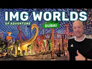 IMG Worlds of Adventure Vlog - Inside Dubai's Largest Indoor Theme Park! 🇦🇪