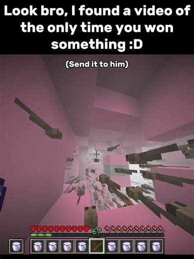 Well-deserved victory 🫡 #minecraft