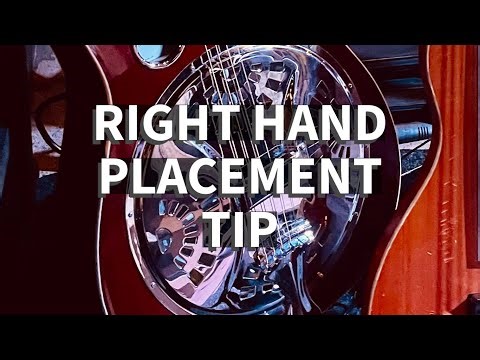Free Dobro Lesson | Right Hand Placement Tip