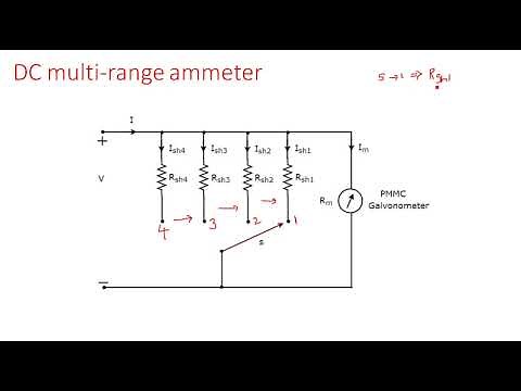 Multi-range ammeter | Electrical Instruments ( EIM ) | Lec - 04