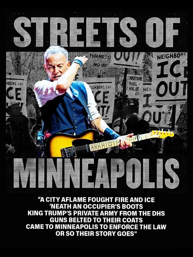 🤣 🤣 🤣 Bruce Springsteen is such a joke! This dude can't sing to save his life, his songs are so incredibly bad, and of course he's annoying as a human...Naturally, he tries to write a song about the Liberal cesspool that is Minneapolis...These people are shameless, and exhausting! #music #politics #minneapolis #protest #classicrock