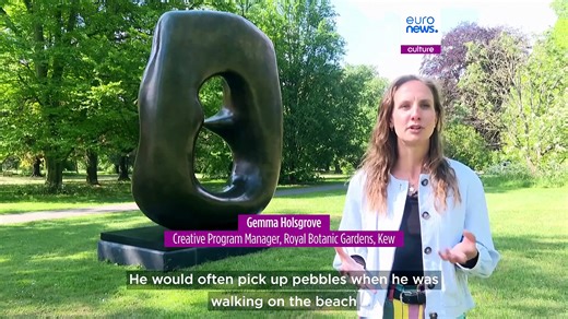 'Monumental nature': Giant Henry Moore sculptures take over London's Kew Gardens