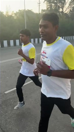 Marathon running competition