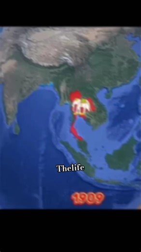 evolution of Thailand#history #thailand #geographythroughmaps