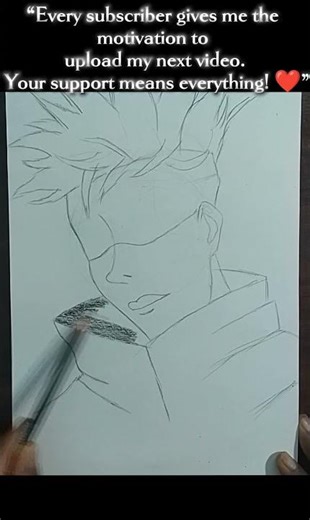 How to Draw Satoru Gojo Step by Step | Jujutsu Kaisen Art 🎨