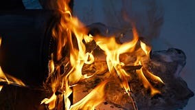 A Melted Plastic Electric Kettle Engulfed in Flames Stock Video - Video of covering, kettle: 389429885