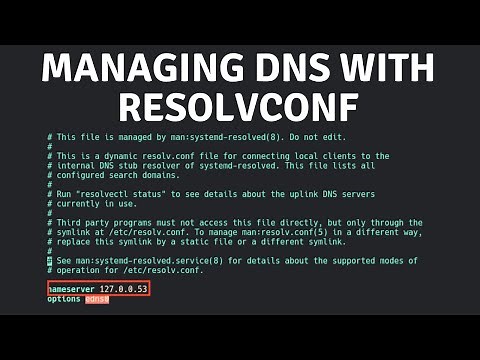 Managing DNS With resolvconf