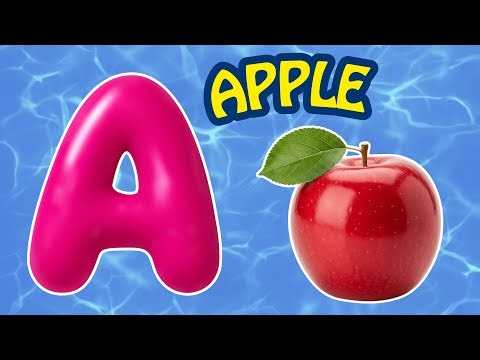 ✨🌈 A A Apple 🍎 - Phonics Song for 3 Years Old | Rainbow Song and Numbers Counting Song