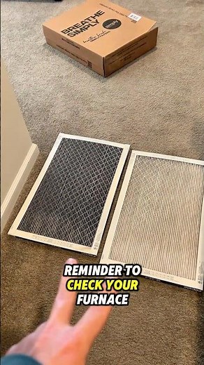 Check and replace your furnace filter! #homemaintenance