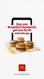 83K views · 8 comments | Wake up like a boss with a Buy One, Get One for $1 deal on your favorite bagels. Only in the app. | McDonald's | Facebook