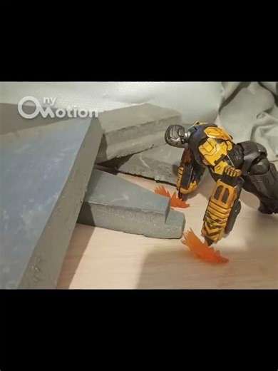 Iron man is saving a builder#animation #ironman
