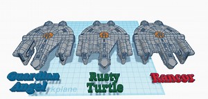 Dynamic Class Freighter .the Rusty Turtle or Guardian Angel or Rancor - Etsy