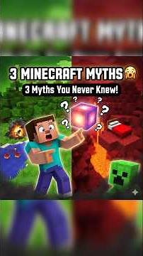 👉 “3 Minecraft Myths You Never Knew! 😱 | Hindi”|#minecraft #minecraftmyth