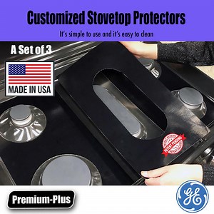 GE Stove Protector Liners - Stove Top Protector for GE Gas ranges - Cu