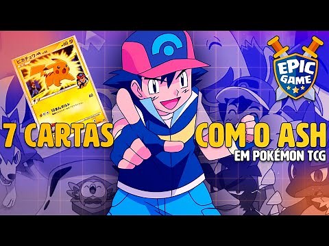 7 VEZES QUE ASH KETCHUM APARECEU EM CARTAS POKÉMON!