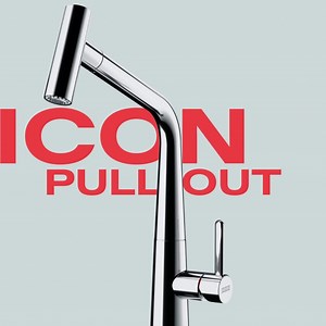 The Icon Pull-Out faucet makes filling pots and washing the large cookware a simple task, thanks to its high spout design. Plus, it makes a stylish addition to your kitchen, with its contemporary inspiring design. Offered in matte black and chrome finishes, The Icon is the perfect balance of aesthetics and functionality. | Franke | Facebook