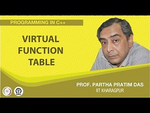 Virtual Function Table (Lecture 46)