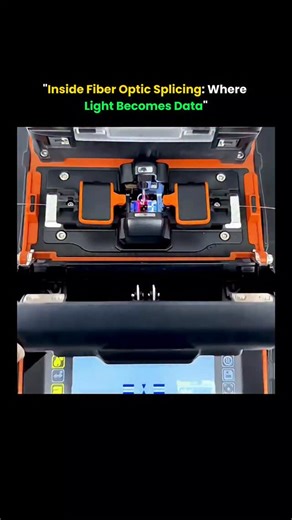 The Curious Core on Instagram: "Fiber optic splicing is the delicate process that keeps the modern world connected. In this video, we take a close look at how ultra-thin strands of glass—each thinner than a human hair—are precisely joined so light signals can travel seamlessly across vast distances. Watch as technicians use specialized tools and microscopes to strip, align, and fuse optical fibers with extreme accuracy. Through fusion splicing, a controlled electric arc melts the glass ends toge