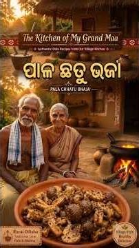 ପାଳ ଛତୁ ଭଜା | Authentic Odia Pala Chhatu Bhaja | Mushroom Stir-Fry | The Kitchen of My Grand Maa ||