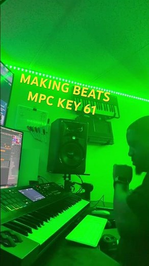 Making beats Akai MPC key 61 from scratch. Part 2 of 2. #akai #mpc #musicproduction