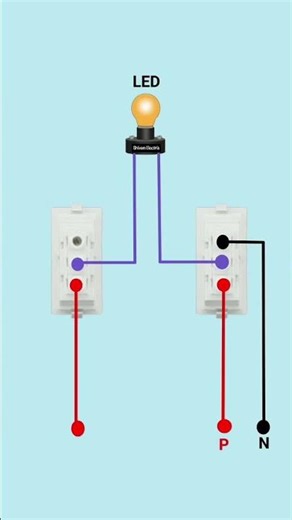 #electricial#bubl switch daigram#electrical#electrician