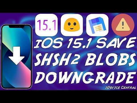IMPORTANT iOS 15.1 Downgrade / JAILBREAK PSA: SAVE Blobs For A12+ (Full Tutorial)