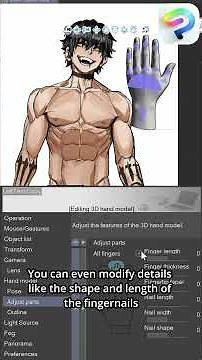 Watch this if you struggle with drawing hands (Clip Studio Paint 5.0 Update)