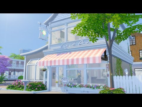 I Built a Florist Shop in The Sims 4 (Speed Build)