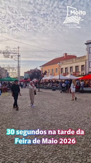 Junte-se a nós na Feira de Maio 2026. 👉 Hoje animação até às 04:00h E grande concerto de Miguel Azevedo às 22:00h #MunicípioDaMoita #UmaJanelaParaOTejo #FestasDaMoita #FeiraRegionalDeMaio #FestasPopulares2026